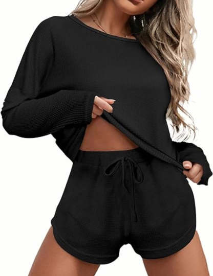 Long Sleeve Tops And Knit Pajama Sets-Original Pajamas