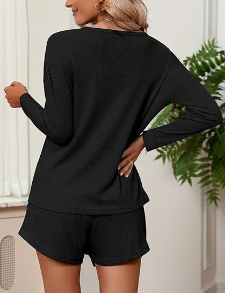 Long Sleeve Tops And Knit Pajama Sets-Original Pajamas