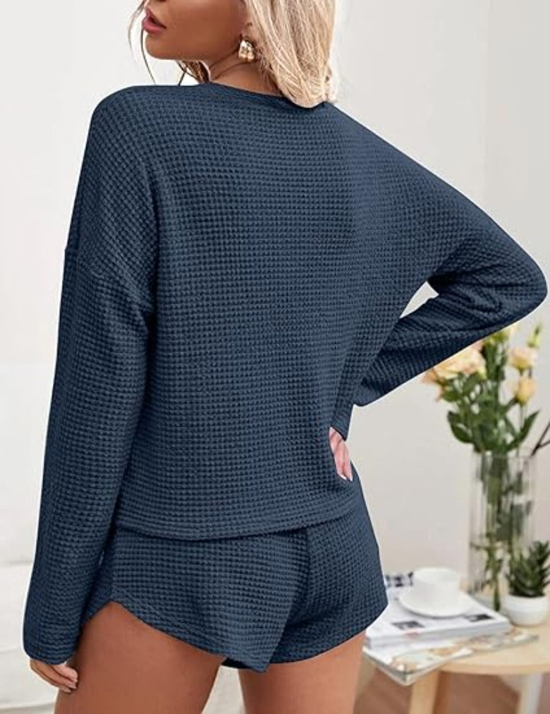 Long Sleeve Tops And Knit Pajama Sets-Original Pajamas