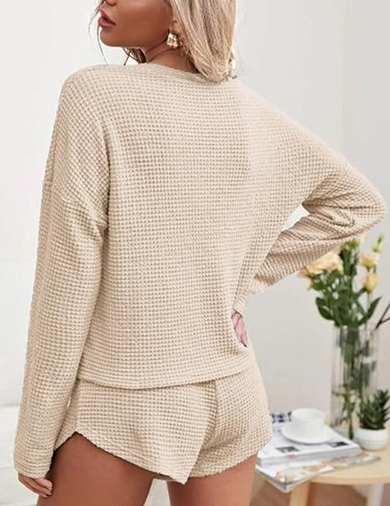 Long Sleeve Tops And Knit Pajama Sets-Original Pajamas