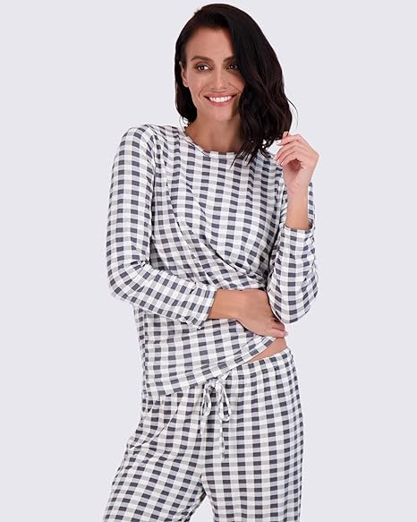 Long Sleeve Tops With Comfy Pants Set-Original Pajamas