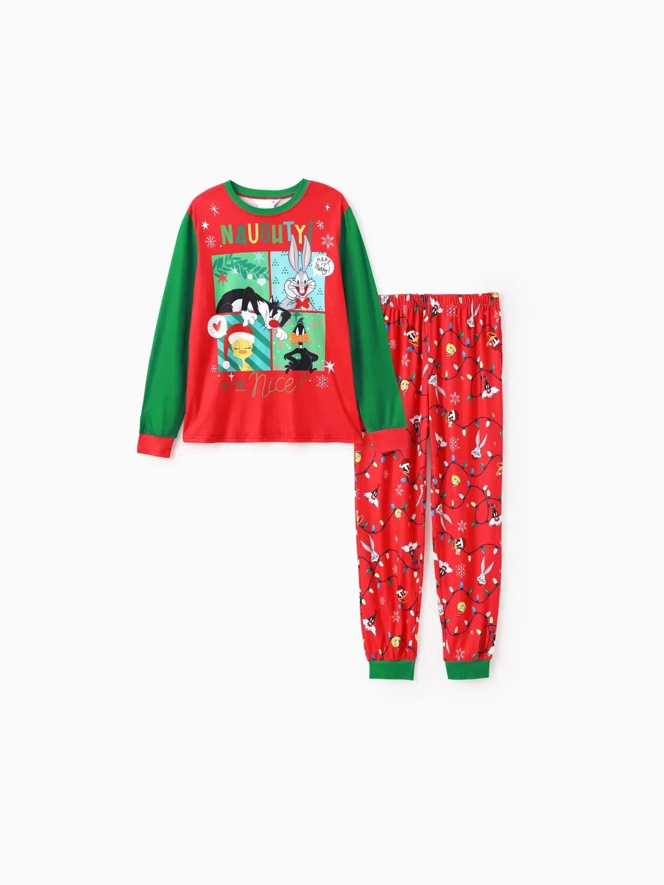 Looney Tunes Patterned Matching Family Pajama Set-Original Pajamas