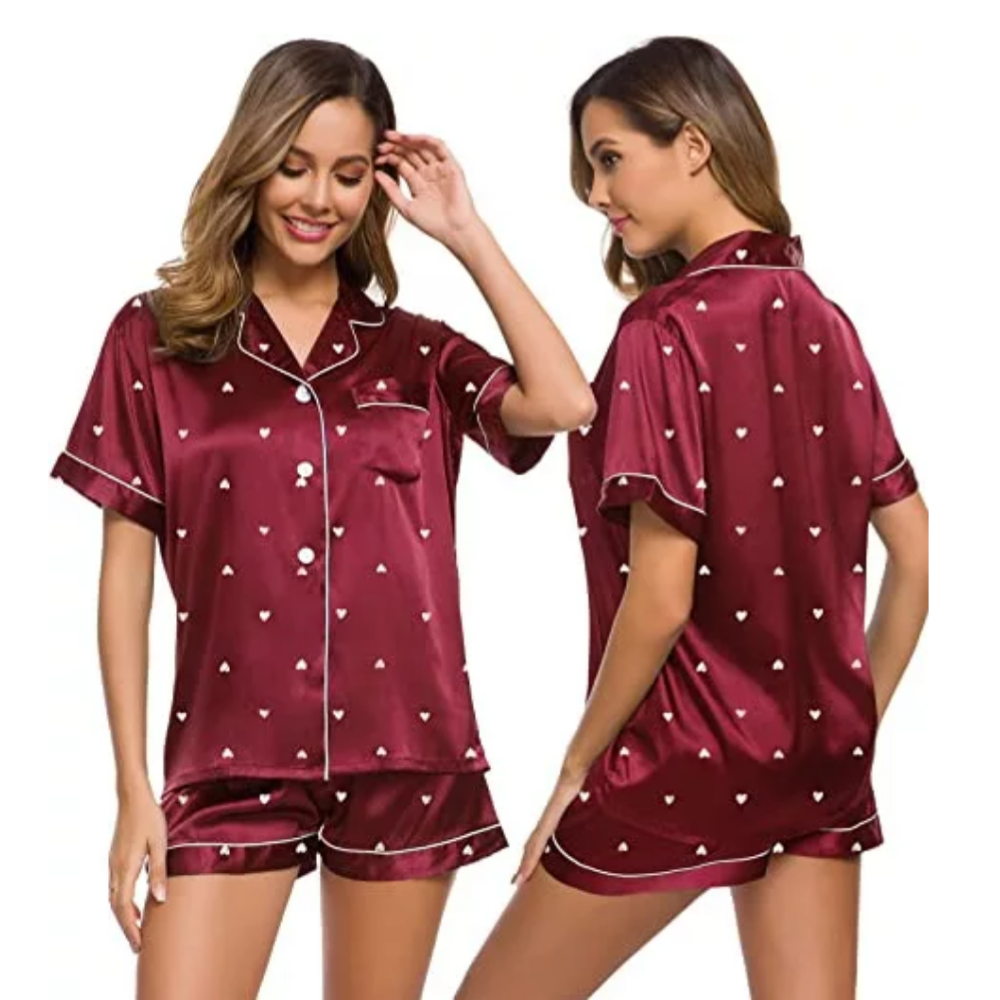 Women's Pattern Sleepwear Pajamas Set-Original PajamasWomen's Pattern Sleepwear Pajamas Set - Image 8