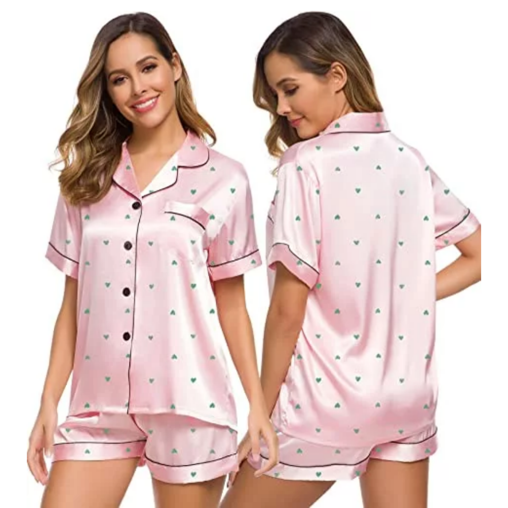 Women's Pattern Sleepwear Pajamas Set-Original PajamasWomen's Pattern Sleepwear Pajamas Set - Image 9