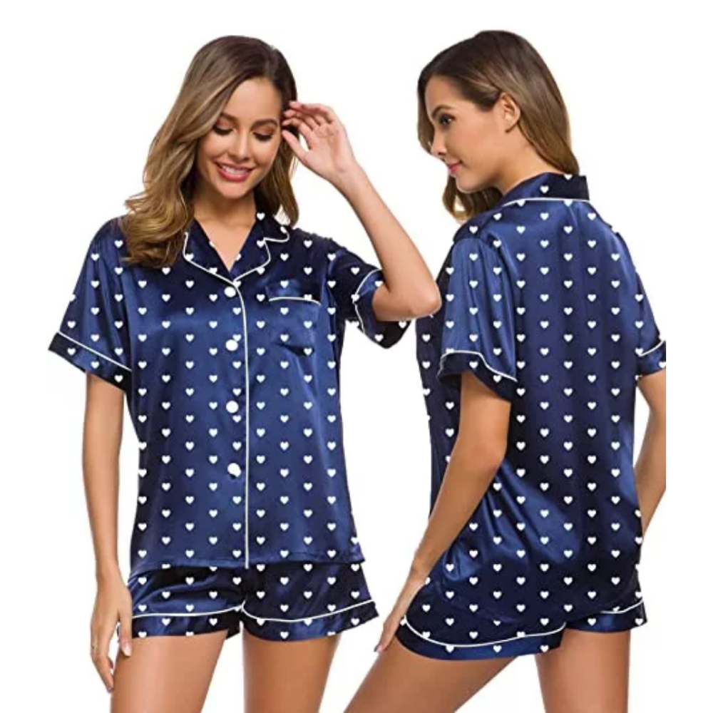 Women's Pattern Sleepwear Pajamas Set-Original PajamasWomen's Pattern Sleepwear Pajamas Set - Image 10