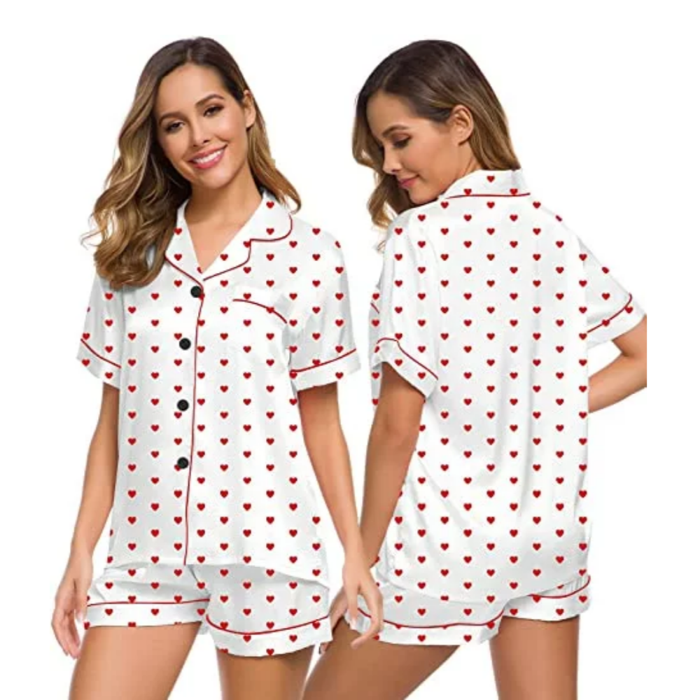 Women's Pattern Sleepwear Pajamas Set-Original PajamasWomen's Pattern Sleepwear Pajamas Set - Image 11