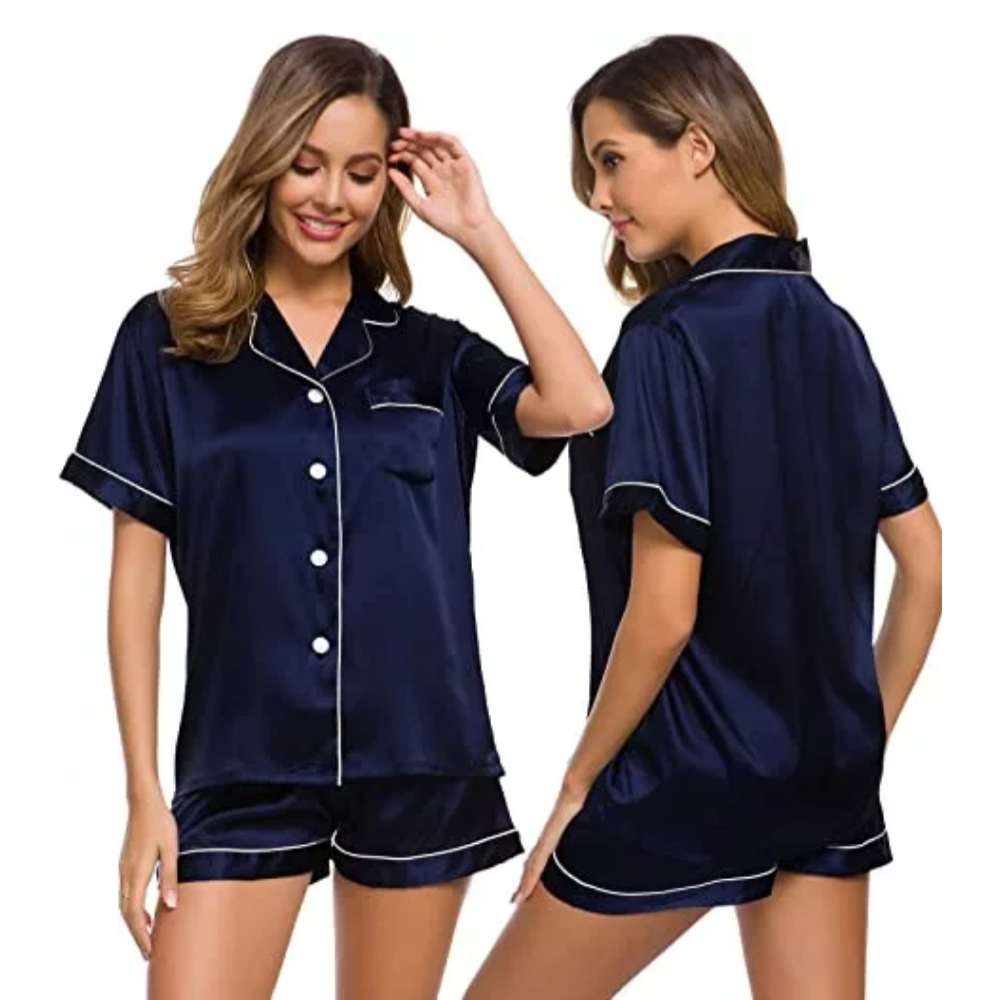 Silk Satin Pajamas Set For Women-Original Pajamas