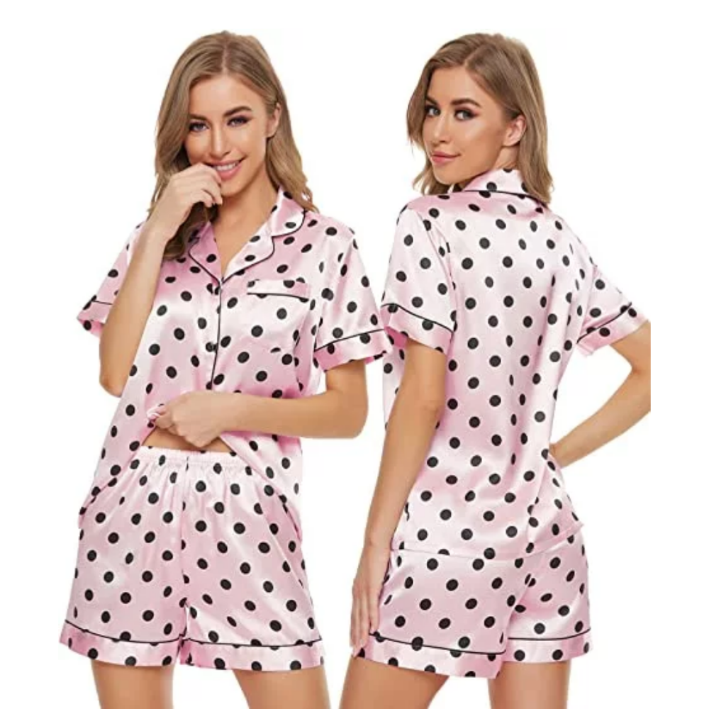 Women's Pattern Sleepwear Pajamas Set-Original PajamasWomen's Pattern Sleepwear Pajamas Set - Image 4