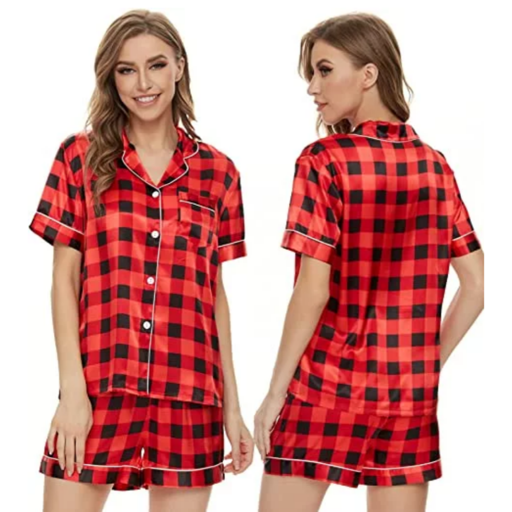 Women's Silk Satin Pajamas Set-Original Pajamas