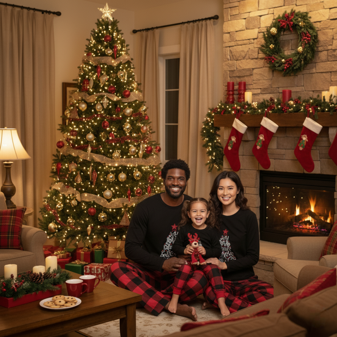 Matching Christmas Pajamas For Family