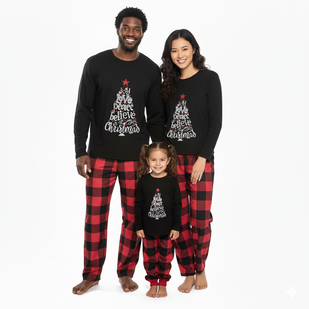 Matching Christmas Pajamas For Family