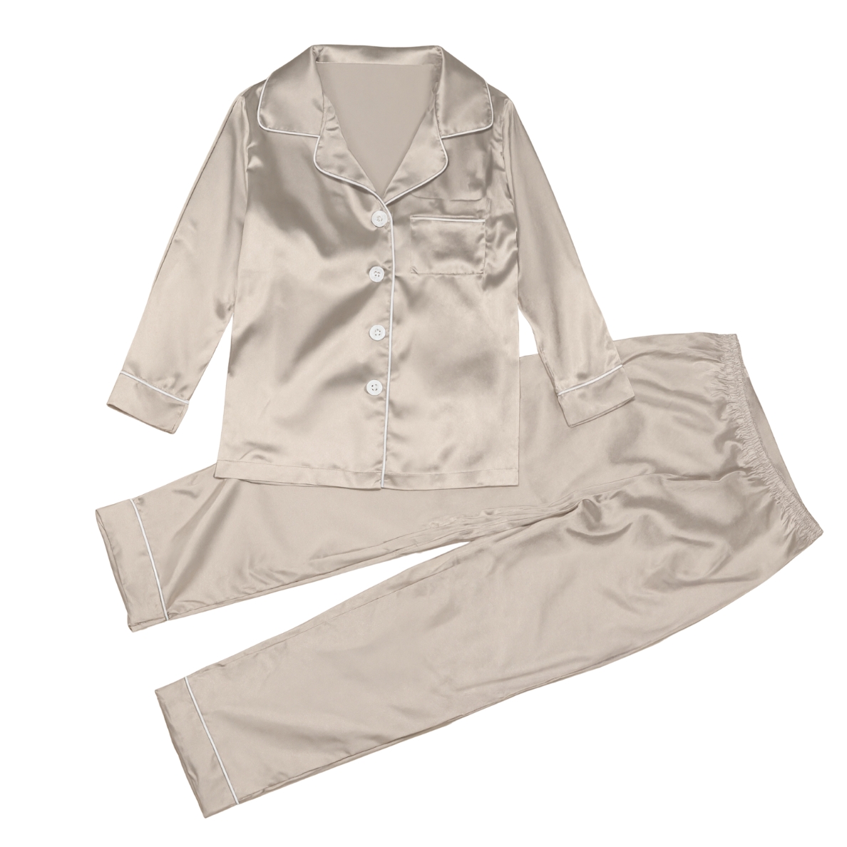 Matching Family Plain Pajamas Sets