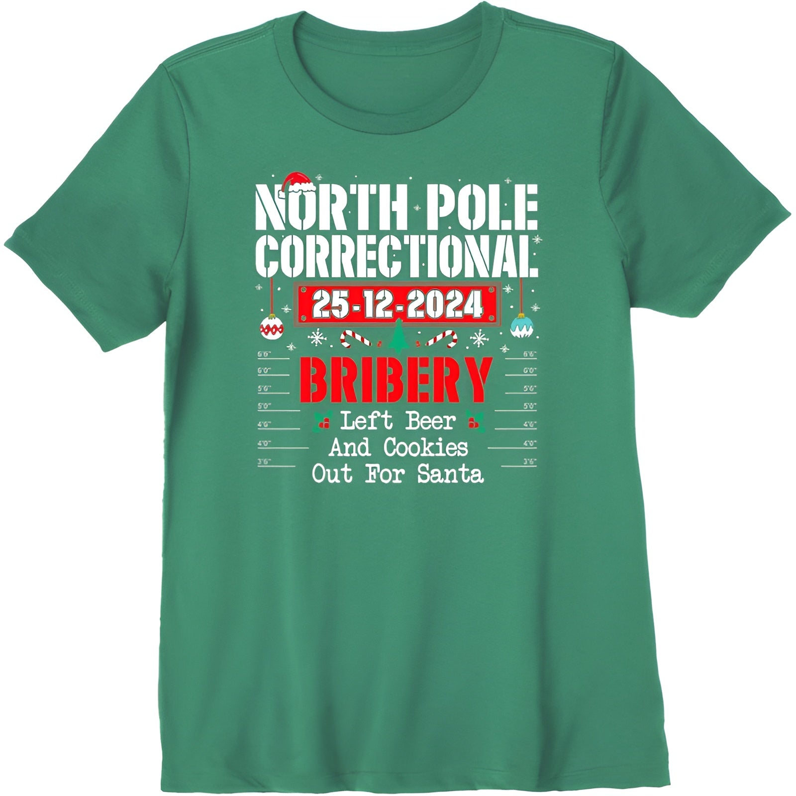 North Pole Correctional Printed T Shirt-Original Pajamas