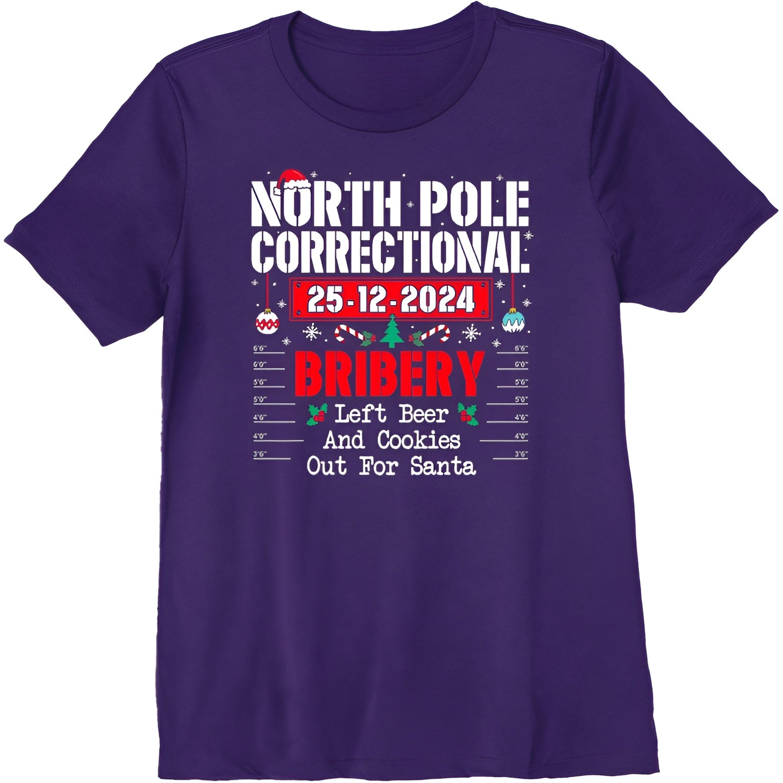 North Pole Correctional Printed T Shirt-Original Pajamas