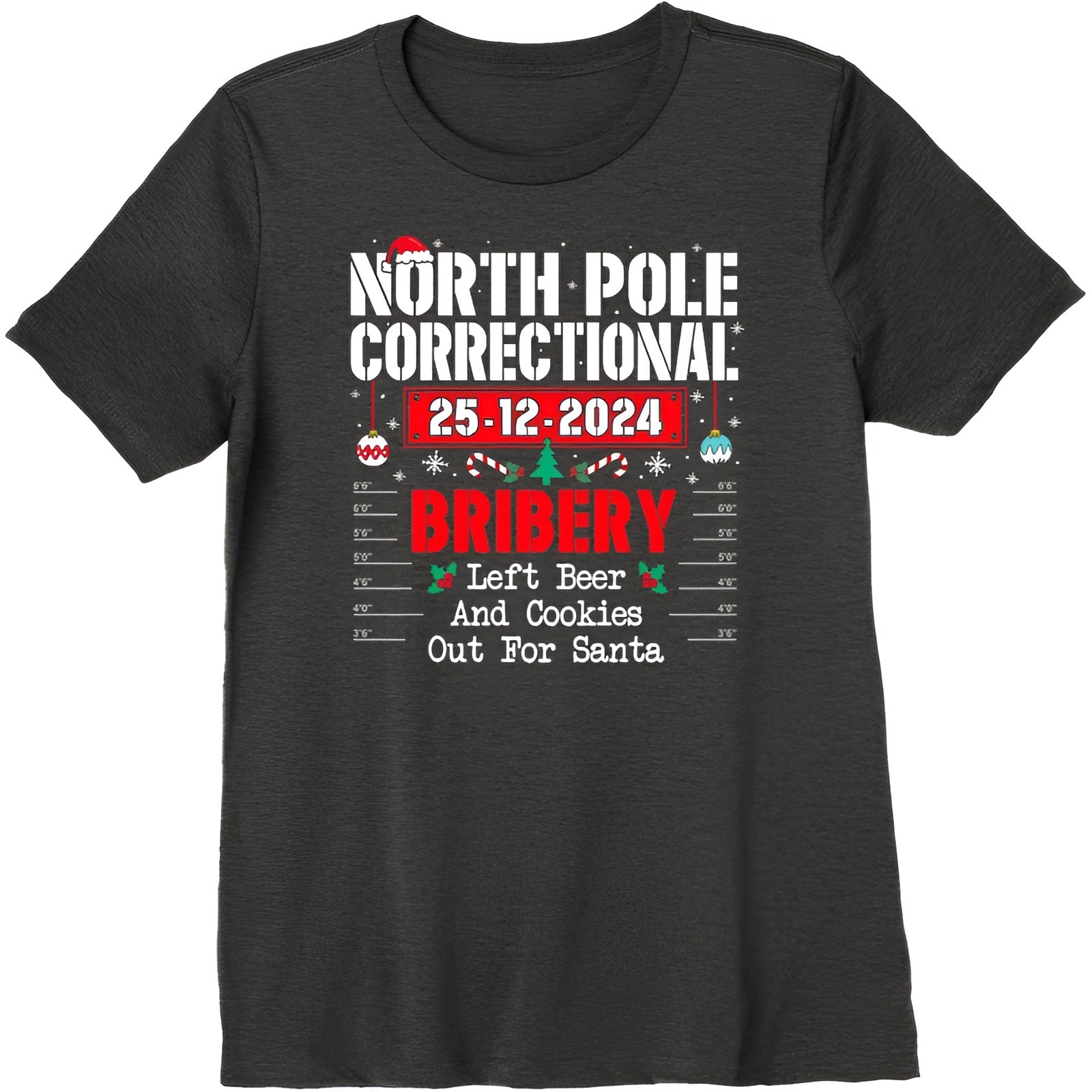 North Pole Correctional Printed T Shirt-Original Pajamas