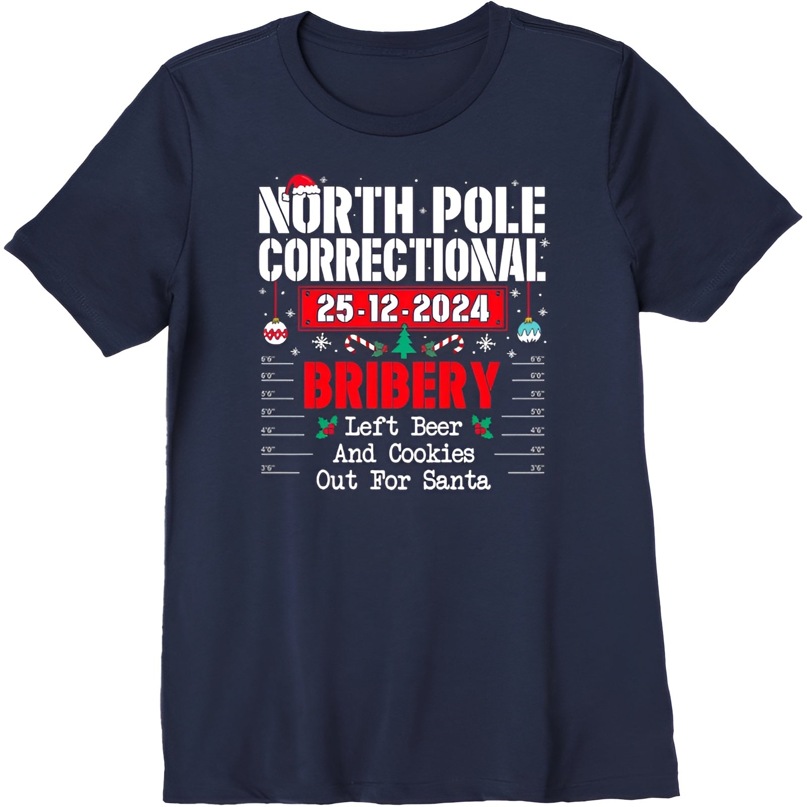North Pole Correctional Printed T Shirt-Original Pajamas