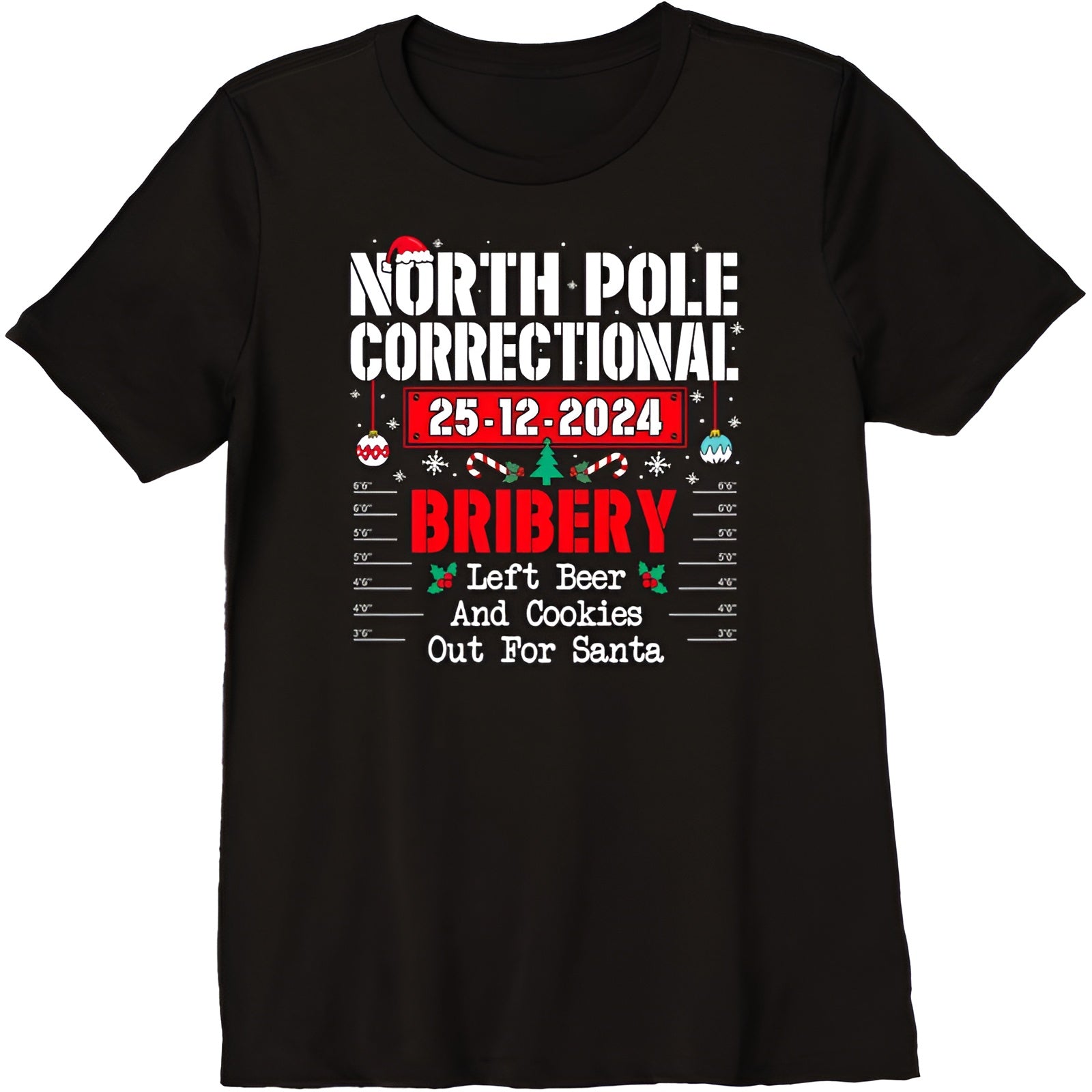 North Pole Correctional Printed T Shirt-Original Pajamas