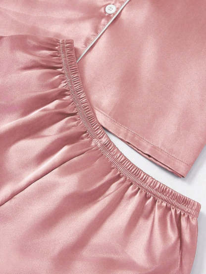 3 Piece Button Front Pajama Set-Original Pajamas
