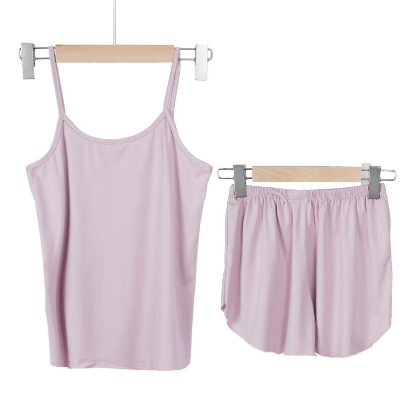 Women's Tank Top Suits with Shorts Set-Original Pajamas