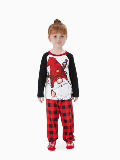 Plaid Santa Family Matching Pajama Set-Original Pajamas
