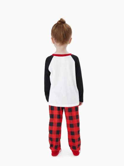 Plaid Santa Family Matching Pajama Set-Original Pajamas