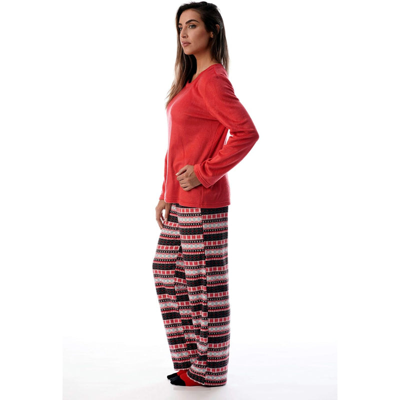 Printed Pajama Set With Matching Socks-Original Pajamas