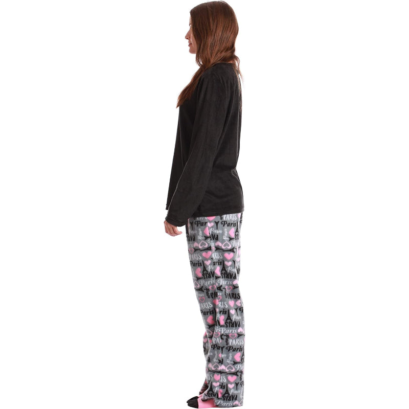 Printed Pajama Set With Matching Socks-Original Pajamas