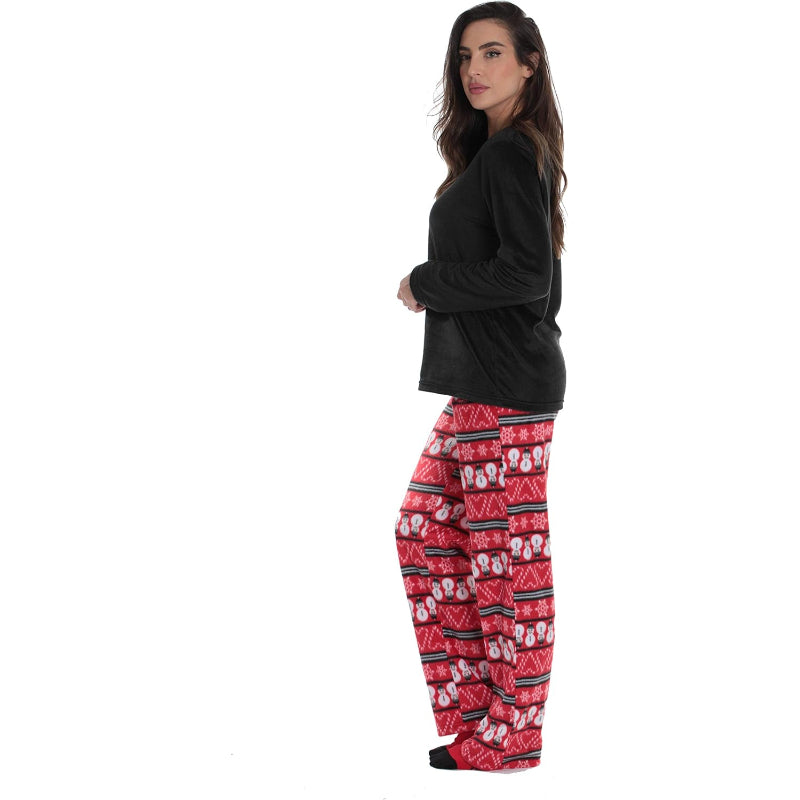 Printed Pajama Set With Matching Socks-Original Pajamas