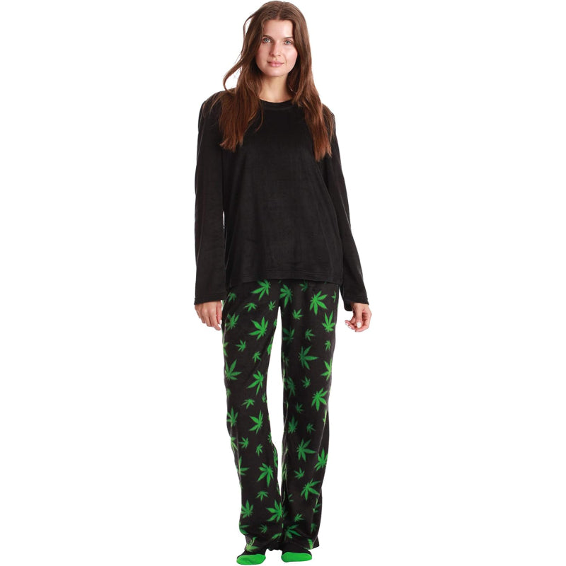 Printed Pajama Set With Matching Socks-Original Pajamas