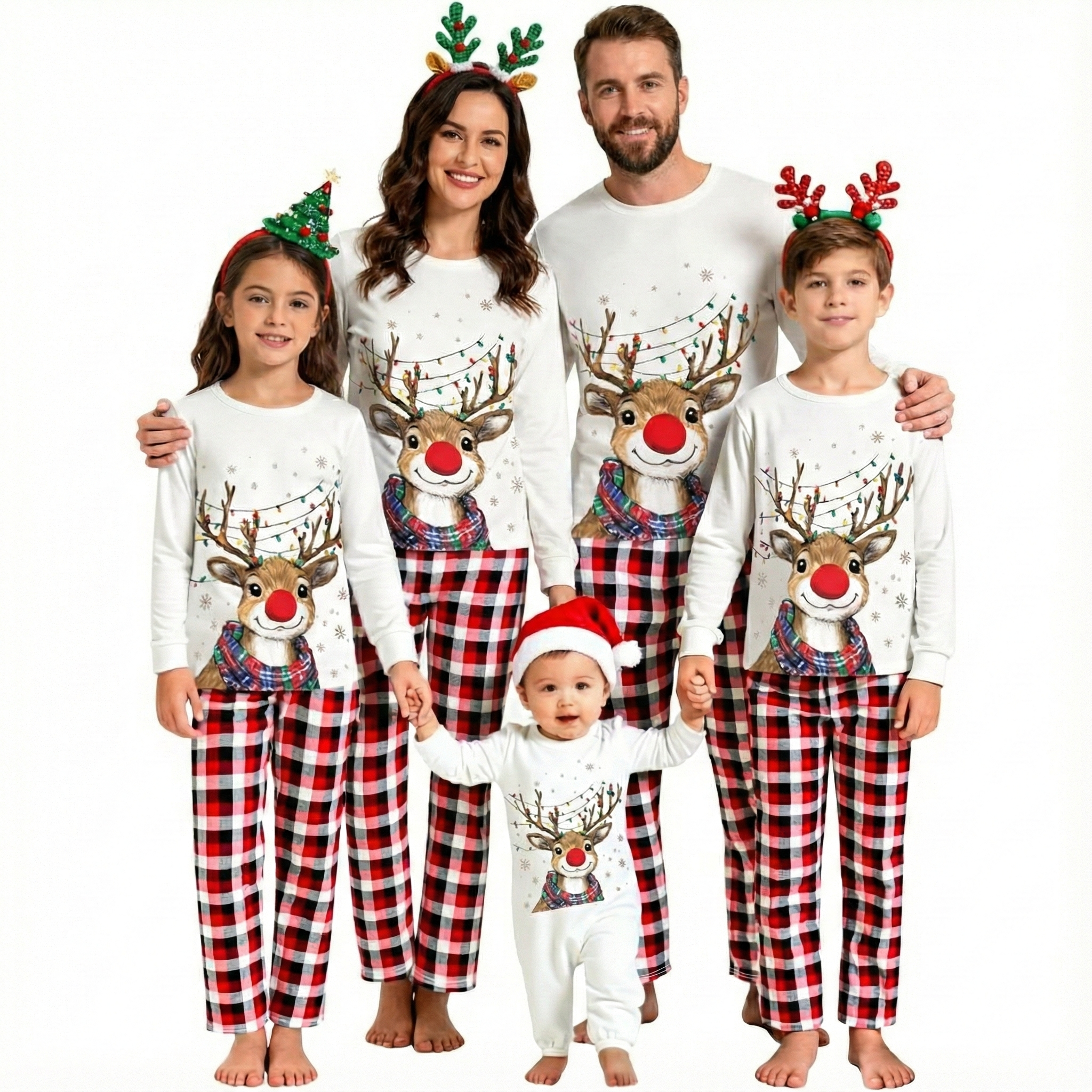 Seasonal Print Coordinated Family Pajama Set