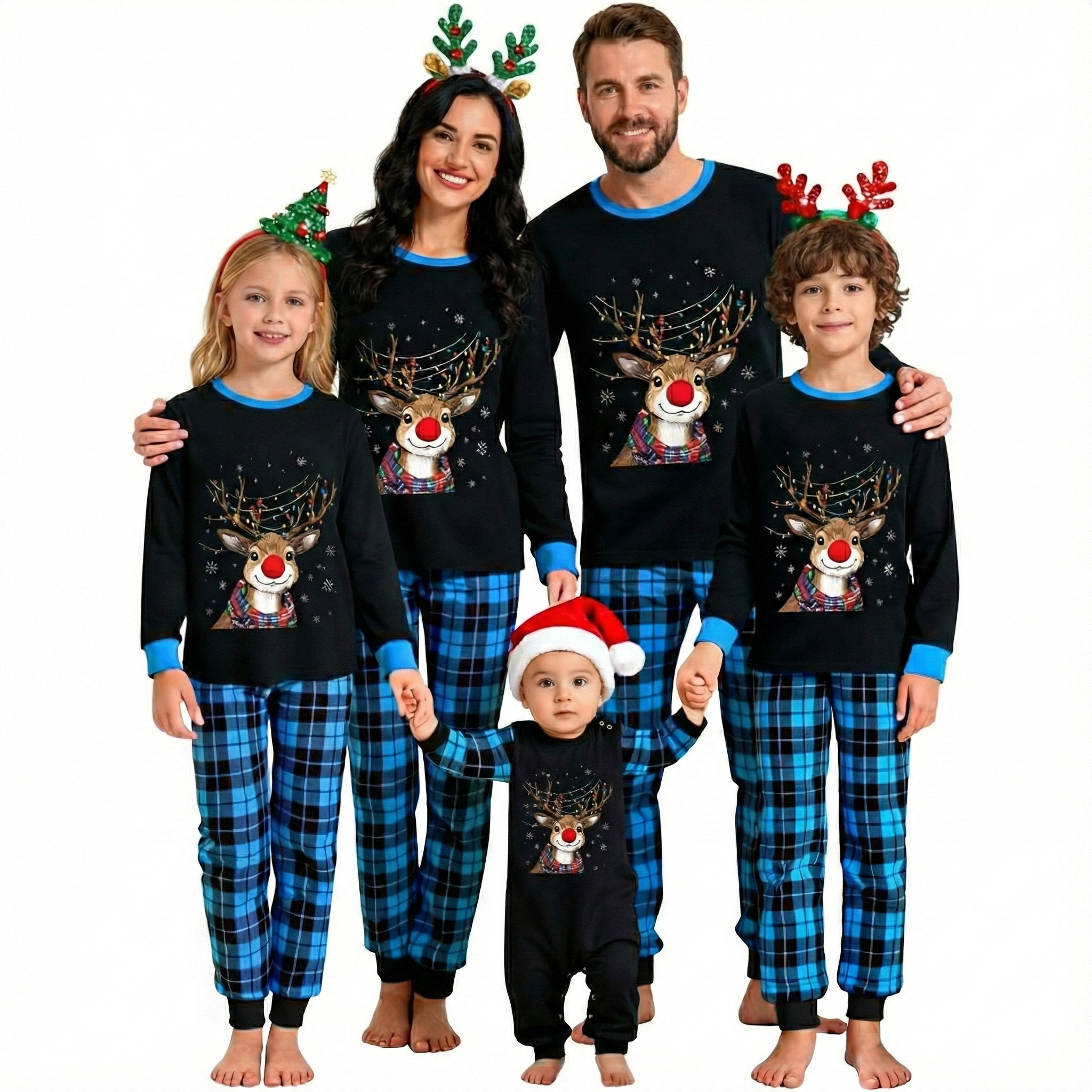 Seasonal Print Coordinated Family Pajama Set