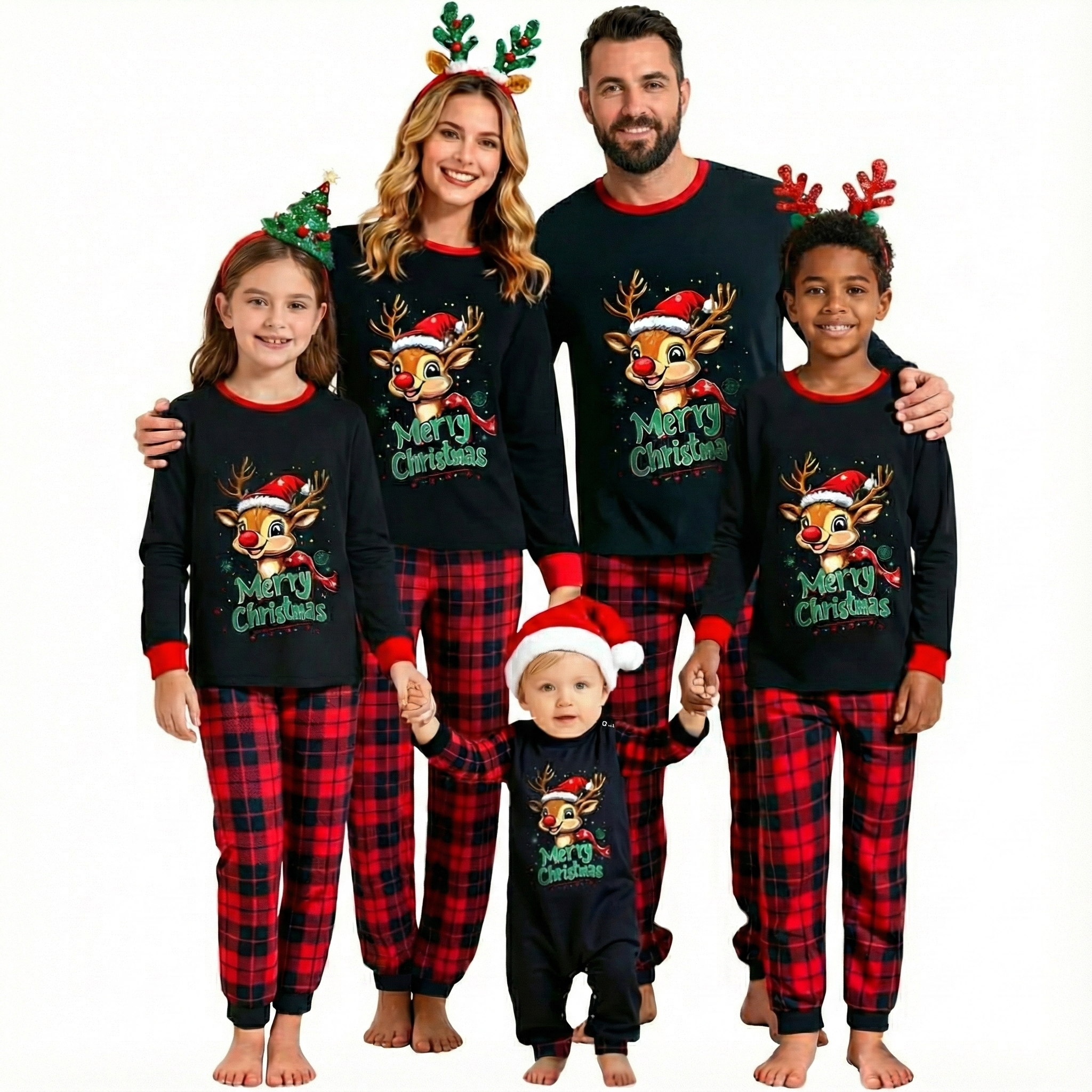 Seasonal Print Coordinated Family Pajama Set