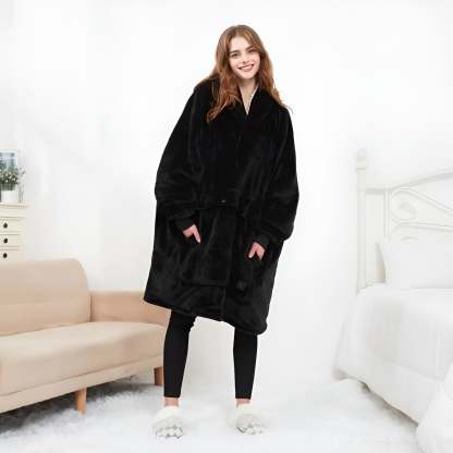 Self Heating Oversized Hoodie-Original Pajamas