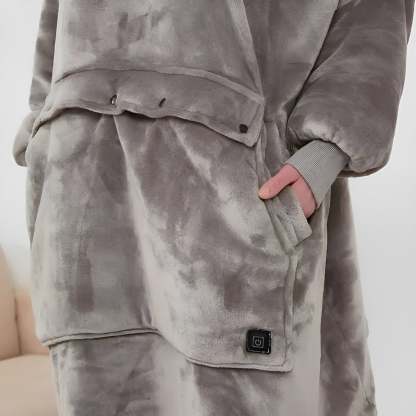 Self Heating Oversized Hoodie-Original Pajamas