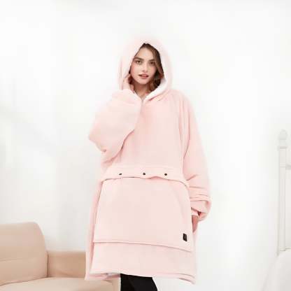 Self Heating Oversized Hoodie-Original Pajamas