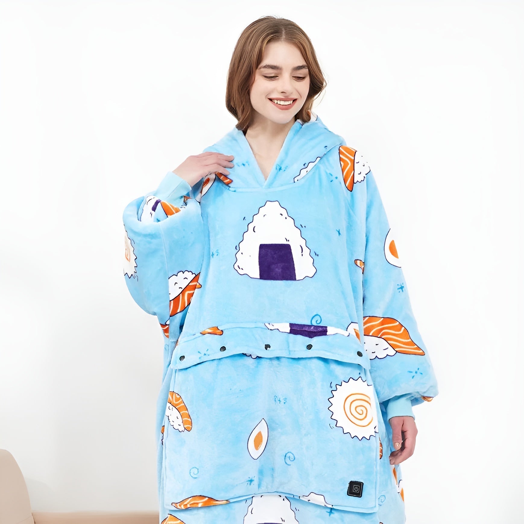 Self Heating Oversized Hoodie-Original Pajamas