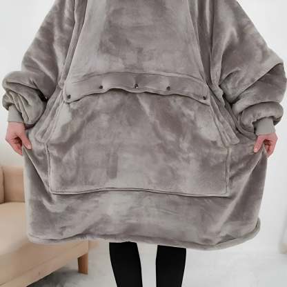 Self Heating Oversized Hoodie-Original Pajamas