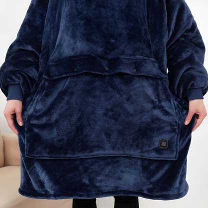 Self Heating Oversized Hoodie-Original Pajamas