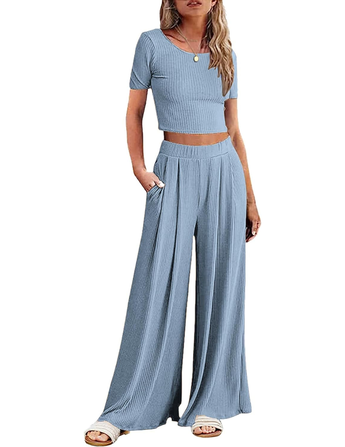 Short Sleeve Lounge Sets-Original Pajamas