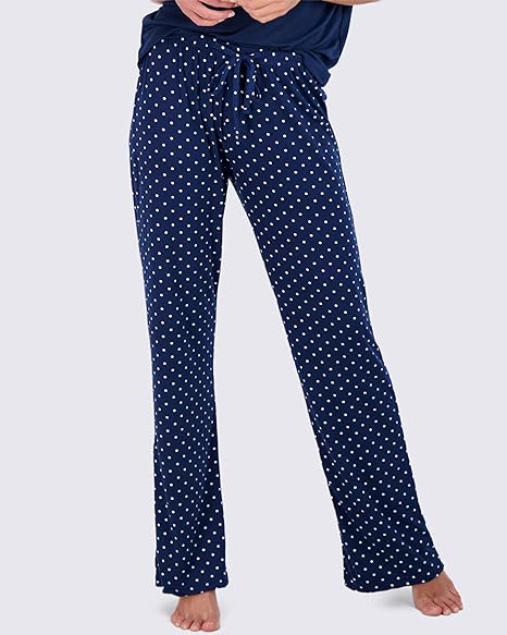 Short Sleeve Top With Comfy Pants Set-Original Pajamas