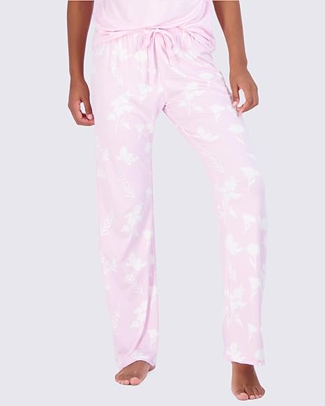 Short Sleeve Top With Comfy Pants Set-Original Pajamas