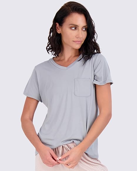 Short Sleeve Top With Comfy Pants Set-Original Pajamas