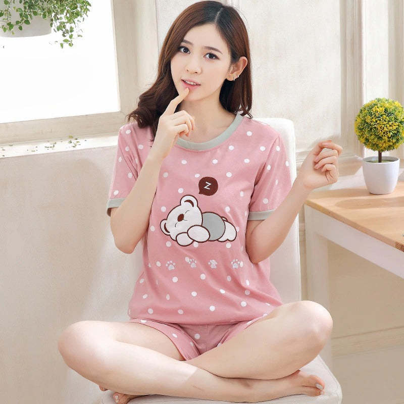 Women's Cartoon Comfortable Pajamas Set-Original Pajamas