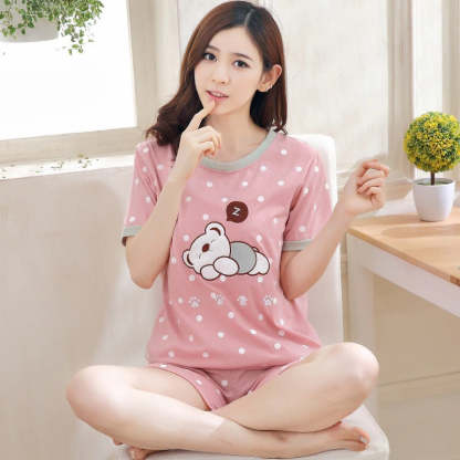 Women's Cartoon Comfortable Pajamas Set-Original Pajamas