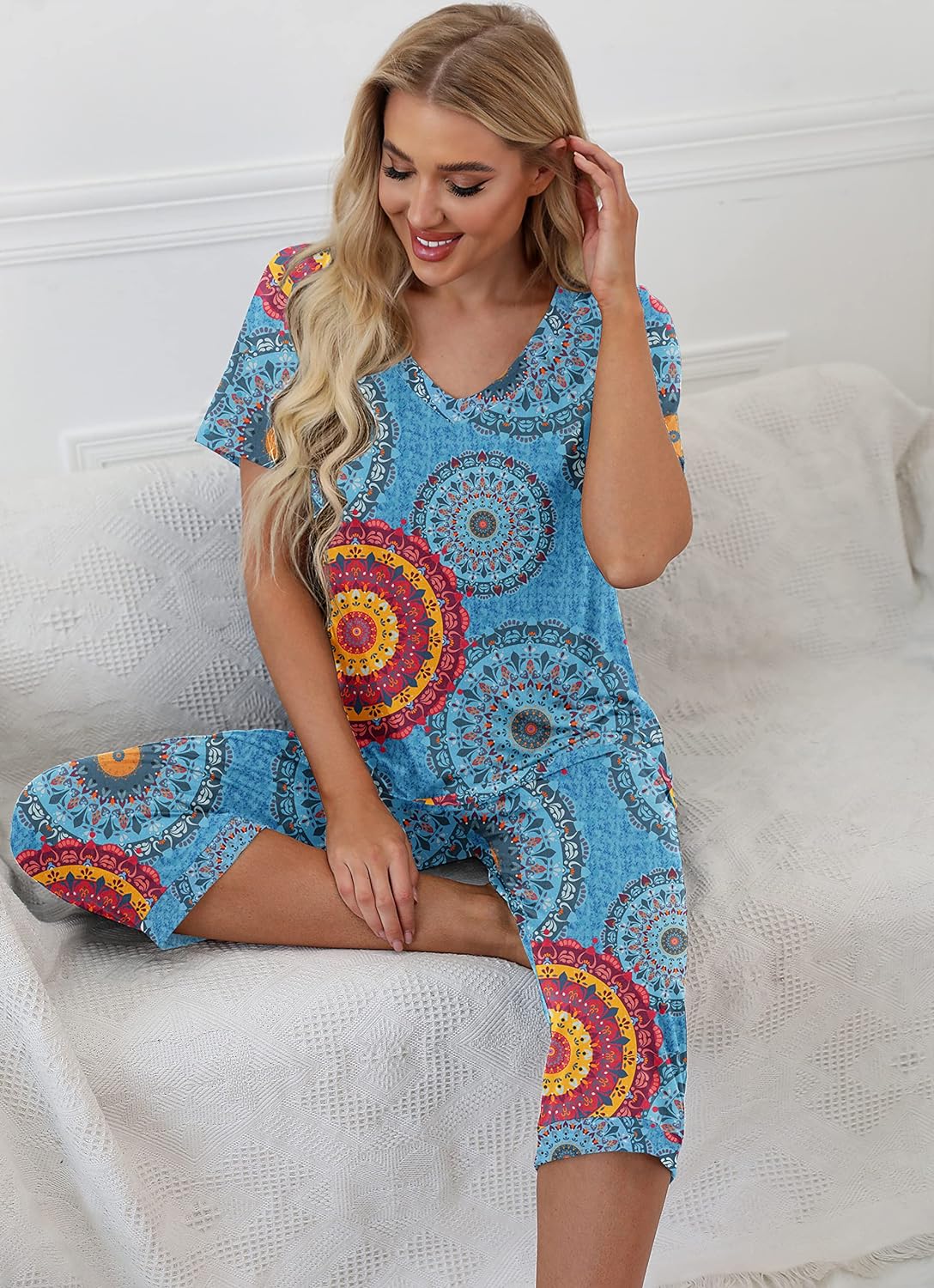 Printed Sleepwear Pajama Set-Original Pajamas