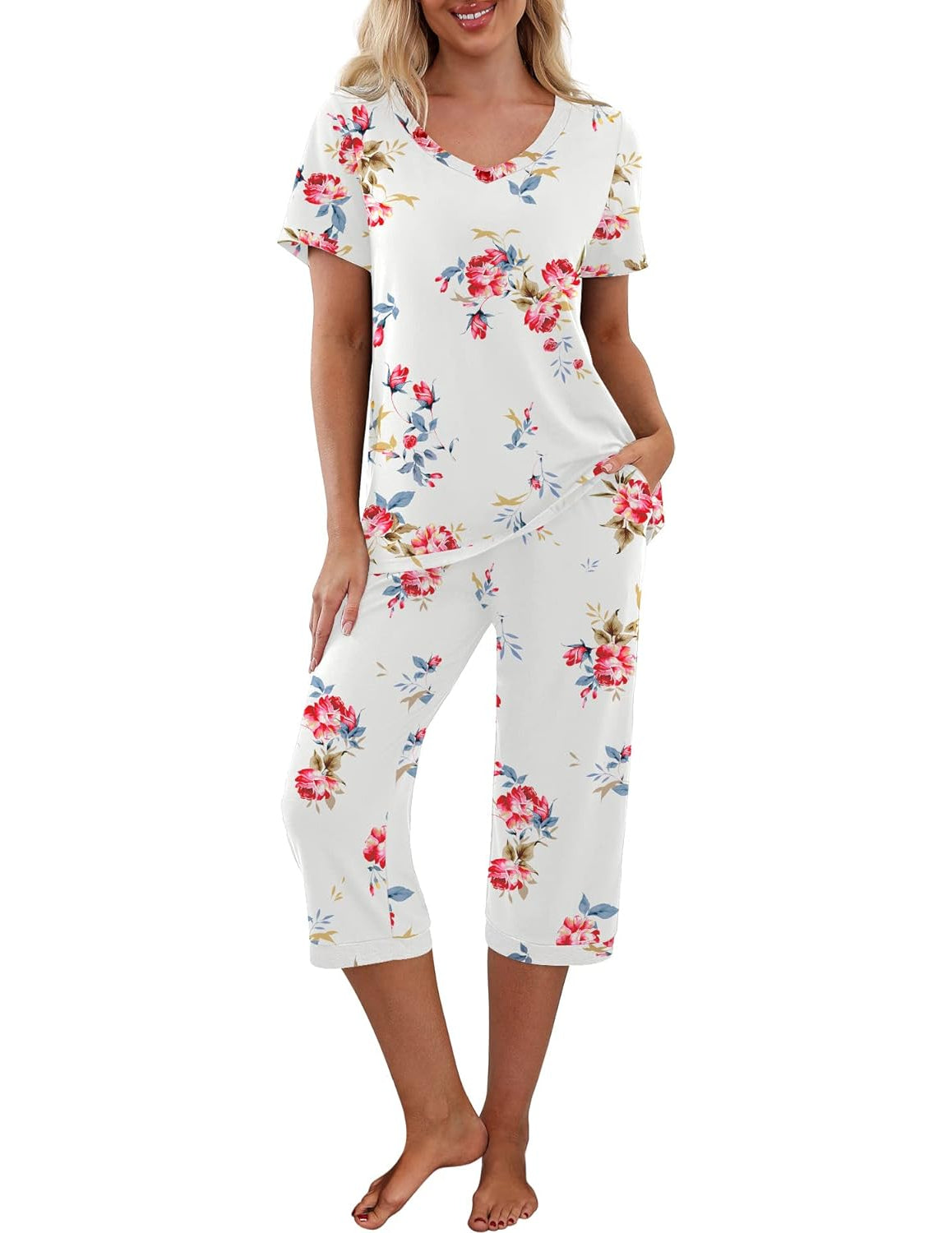 Printed Sleepwear Pajama Set-Original Pajamas