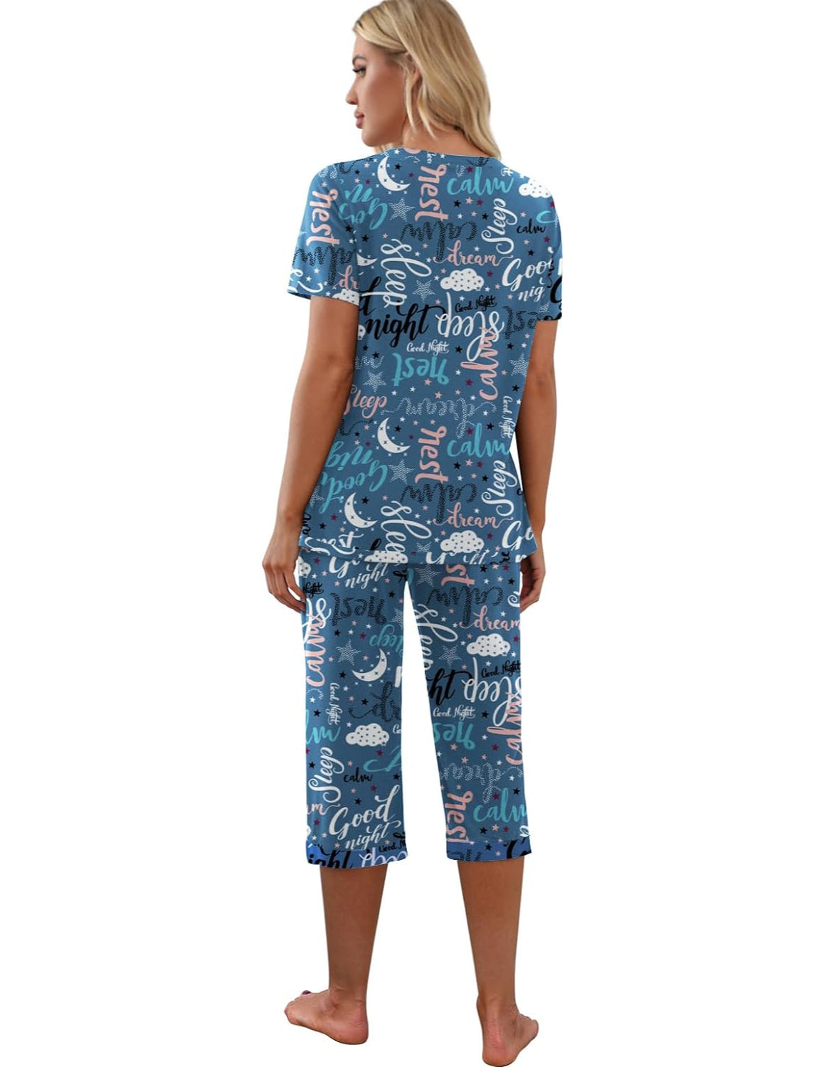 Printed Sleepwear Pajama Set-Original Pajamas