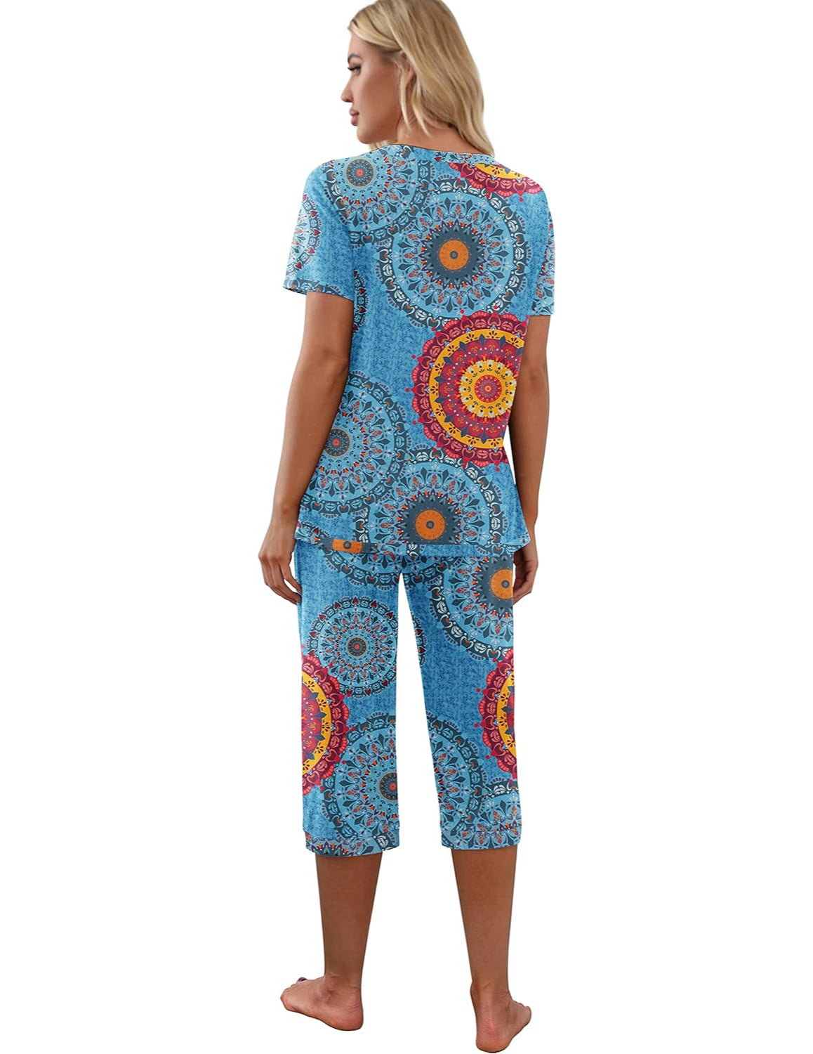 Printed Sleepwear Pajama Set-Original PajamasPrinted Sleepwear Pajama Set - Image 24