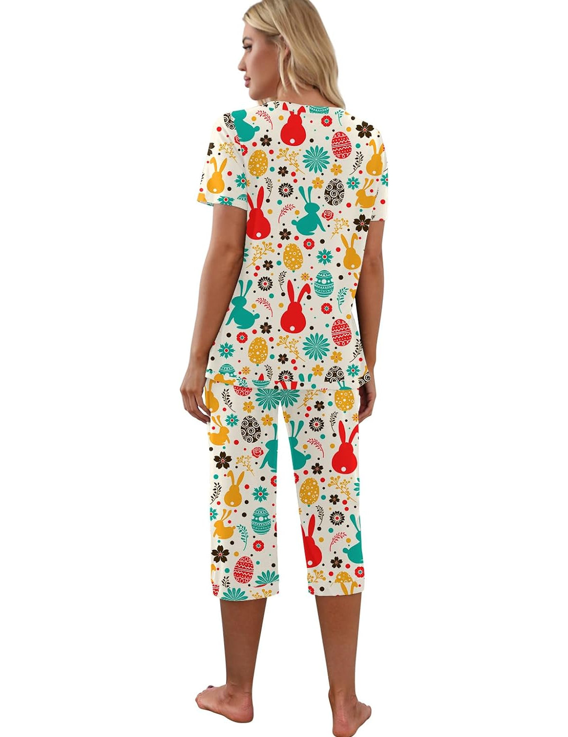 Printed Sleepwear Pajama Set-Original PajamasPrinted Sleepwear Pajama Set - Image 28