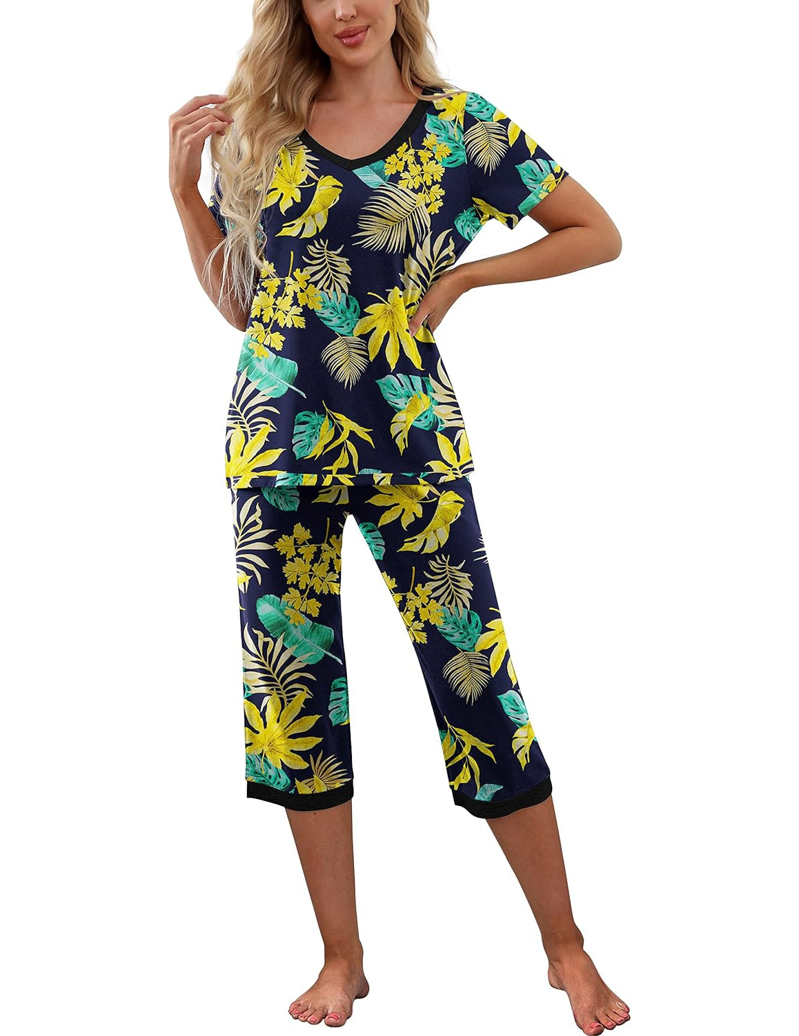 Printed Sleepwear Pajama Set-Original PajamasPrinted Sleepwear Pajama Set - Image 14